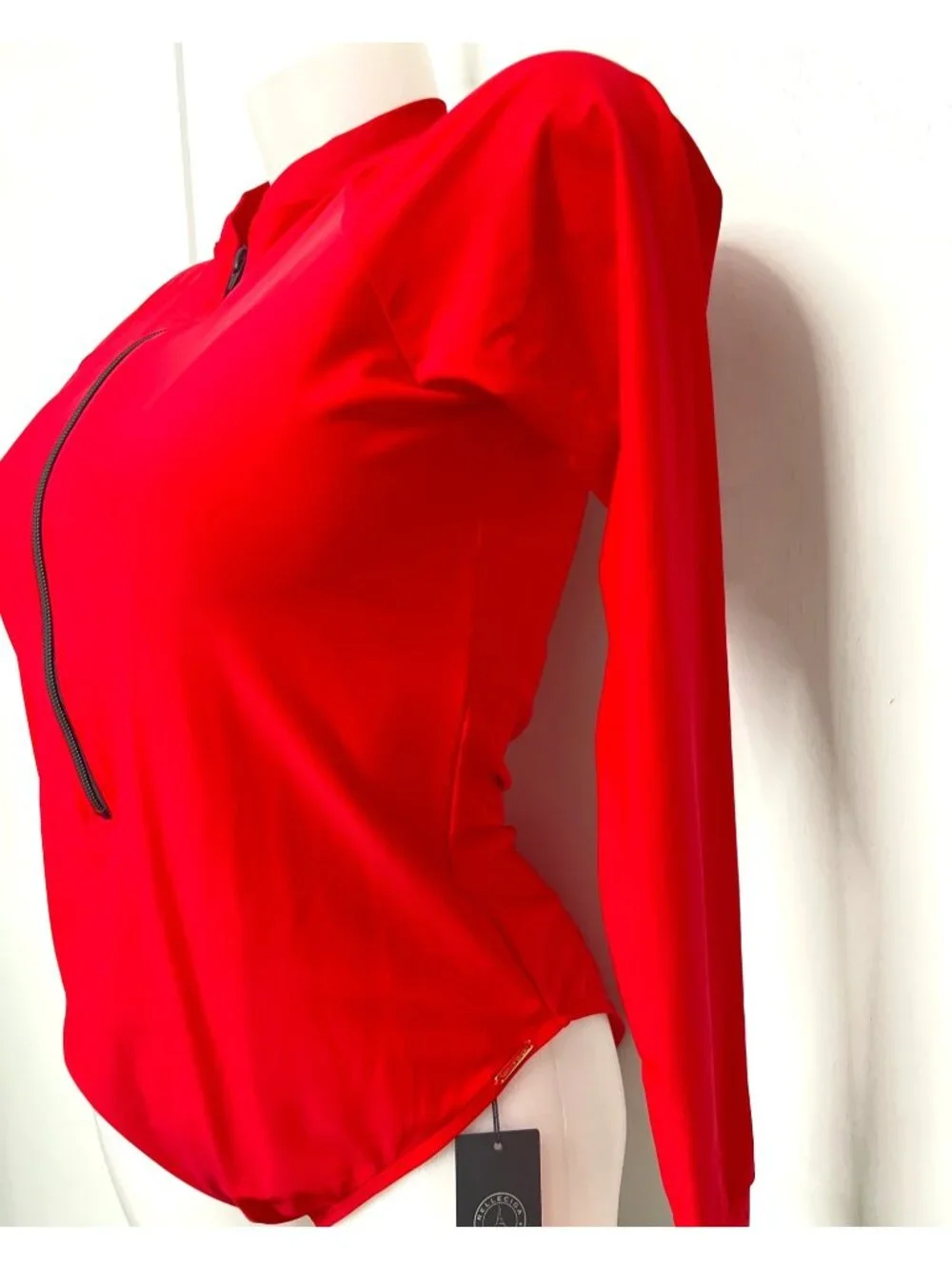 Relleciga Womens One Piece Swimsuit Long Sleeve Rash Guard UV Protection Size L